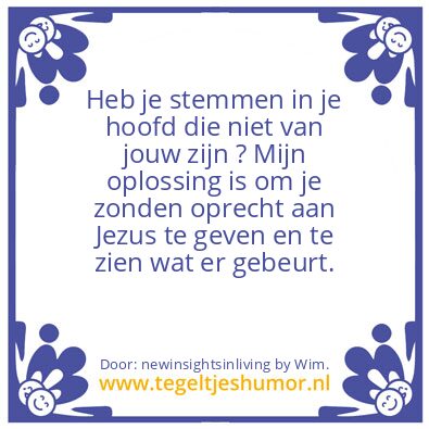 Tegeltje: “stemmen”