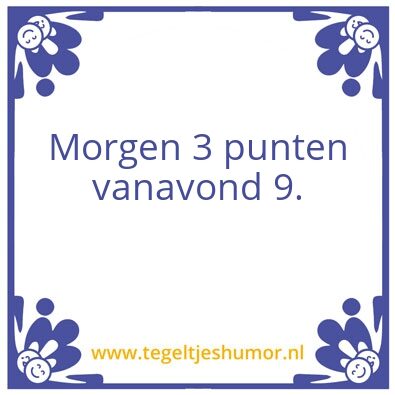 Tegeltje: Barry