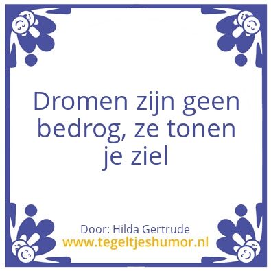Tegeltje: Tegeltje
