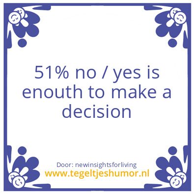 Tegeltje: 51%