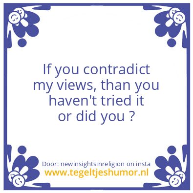 Tegeltje: Now You Know