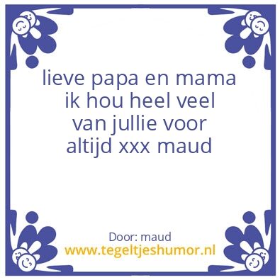 Tegeltje: â¤