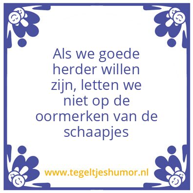 Tegeltje: Tegelwijsheid