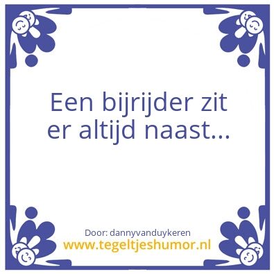 Tegeltje: Tegel