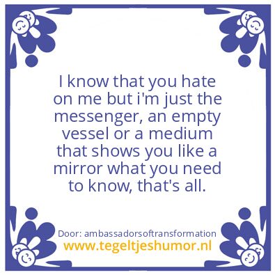 Tegeltje: Im so Spiritual