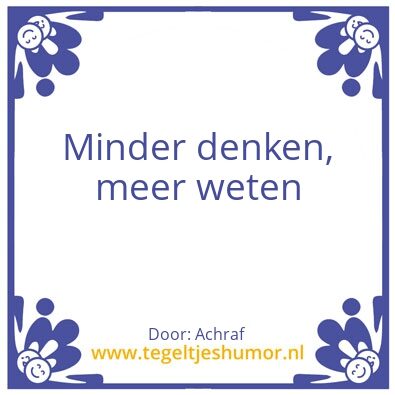 Tegeltje: .
