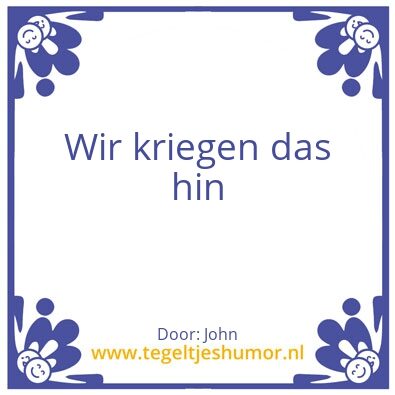 Tegeltje: Yep