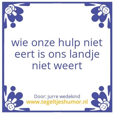Tegeltje: jurre wedekind
