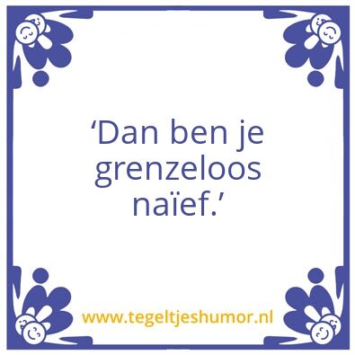 Tegeltje: Huug