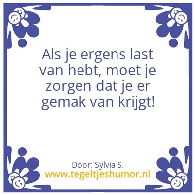 Tegeltje: .
