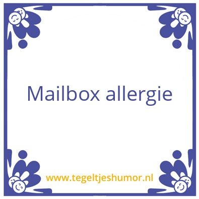Tegeltje: AE