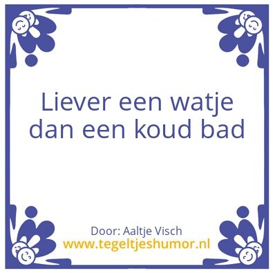 Tegeltje: Vischwijsheid