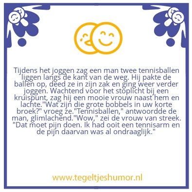 Tegeltje: Tennisballen