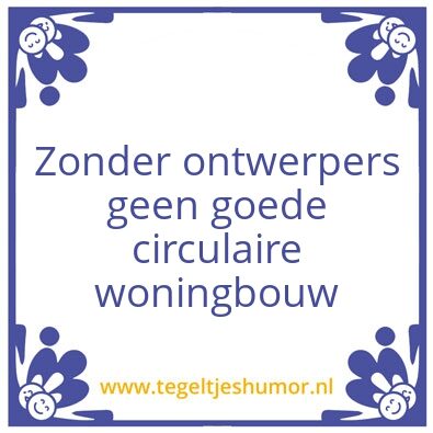 Tegeltje: Circulair 01