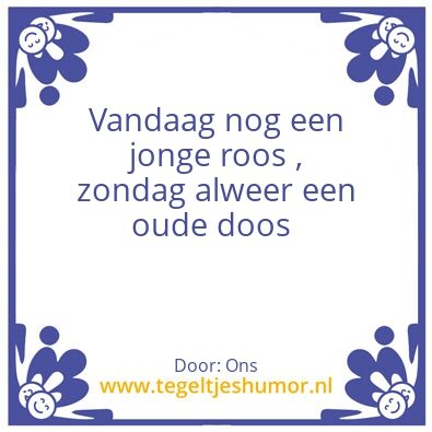 Tegeltje: Sarah van Vliet