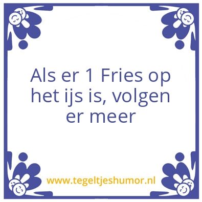 Tegeltje: ijs