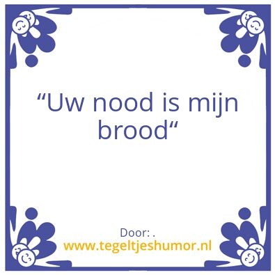Tegeltje: .
