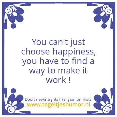 Tegeltje: life changed dramatically
