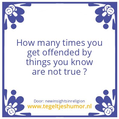 Tegeltje: Straighten things out