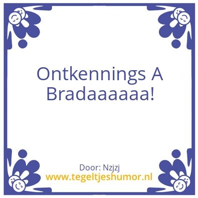 Tegeltje: Hah