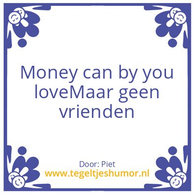 Tegeltje: Haha