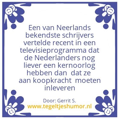 Tegeltje: Ik ben Gerrit.