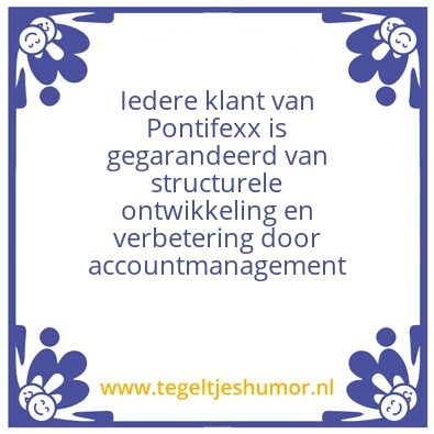 Tegeltje: Accountmanagement