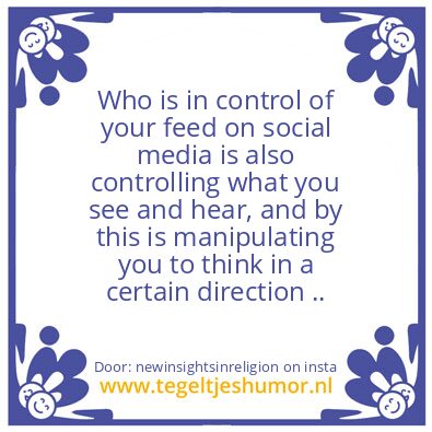 Tegeltje: Your feed on social media !