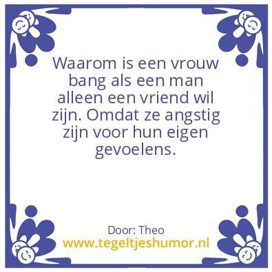 Tegeltje: Angst