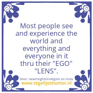 Tegeltje: “EGO” “LENS”.