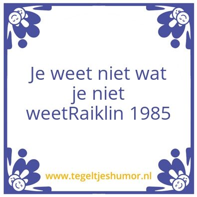 Tegeltje: Prome