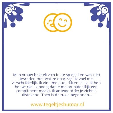 Tegeltje: Toen is de ruzie begonnen