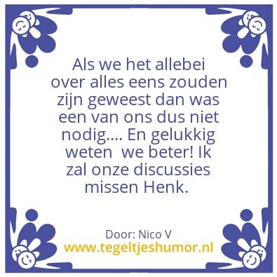 Tegeltje: Henk
