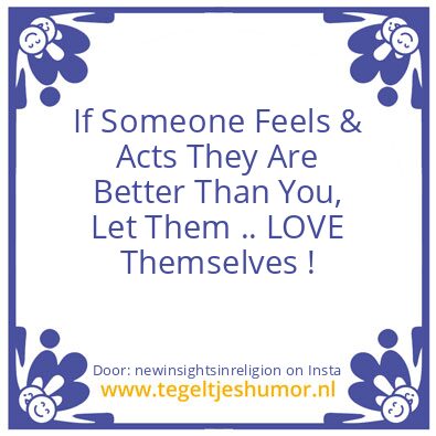 Tegeltje: Face It …