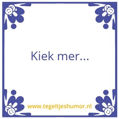 Tegeltje: Maurice 50 jaar