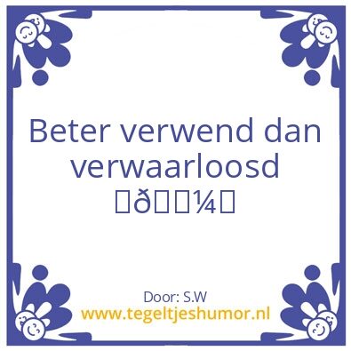 Tegeltje: Bvdv