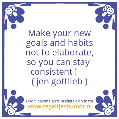 Tegeltje: New