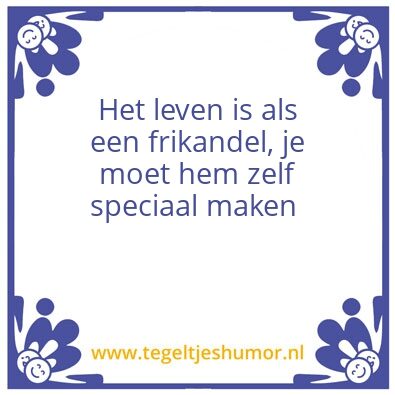 Tegeltje: Frikandel