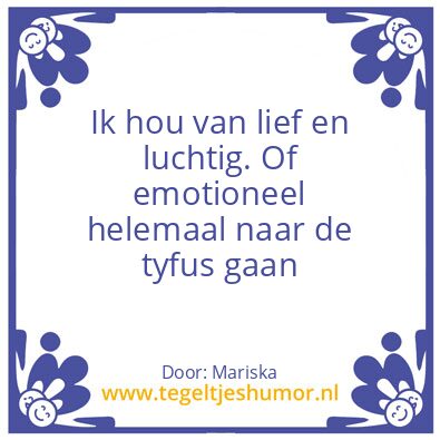 Tegeltje: Tegeltje