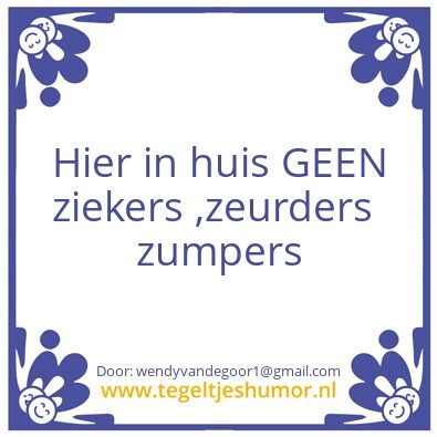 Tegeltje: Hans