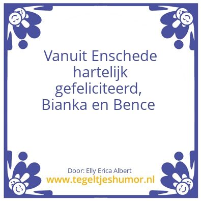 Tegeltje: Feest