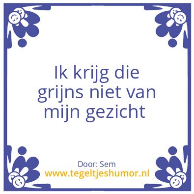 Tegeltje: Love