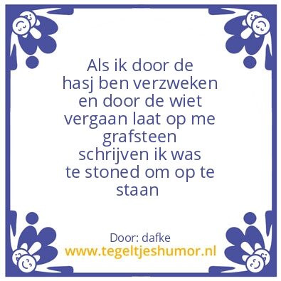 Tegeltje: Je weet toch