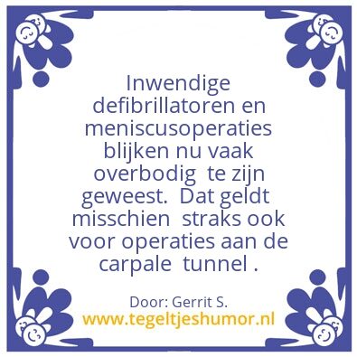 Tegeltje: Ik ben Gerrit.