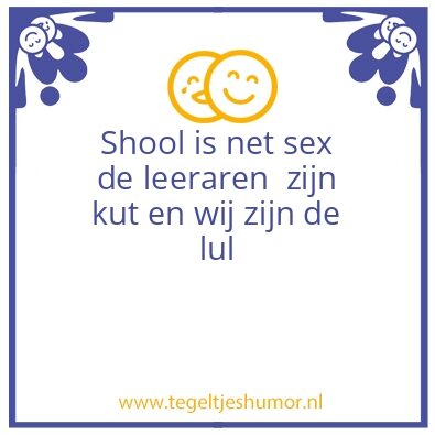 Tegeltje: wesley tegel
