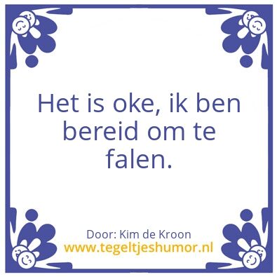 Tegeltje: Mood