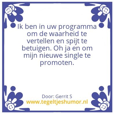 Tegeltje: Ik ben Gerrit