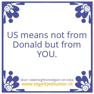 Tegeltje: it is personal.
