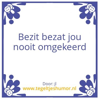 Tegeltje: plf