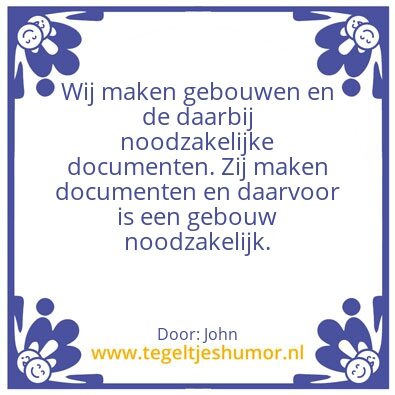 Tegeltje: Bouwteam